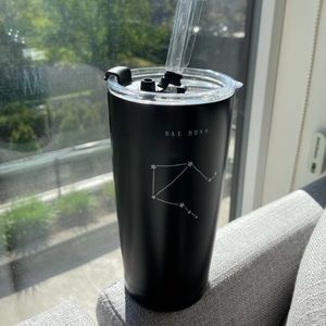 NWT Rae Dunn Libra Tumble Mug Black